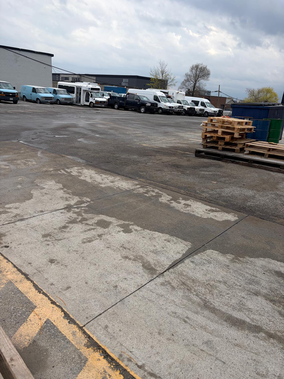Clean Commercial Lot After